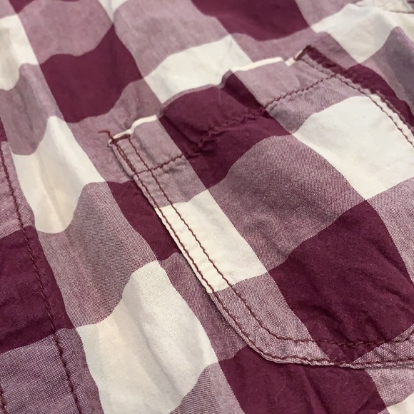 Divided Plaid Vest/Bathing Suit Cover Up - Picture 3 of 9